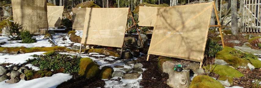 Установка заградительных экранов