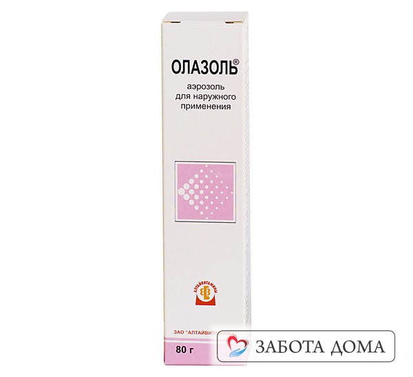 «Олазоль» (Olasol) - спрей, выпускаемый в форме аэрозоля, применяется для лечения пролежней и гнойных ран. Олазоль от пролежней