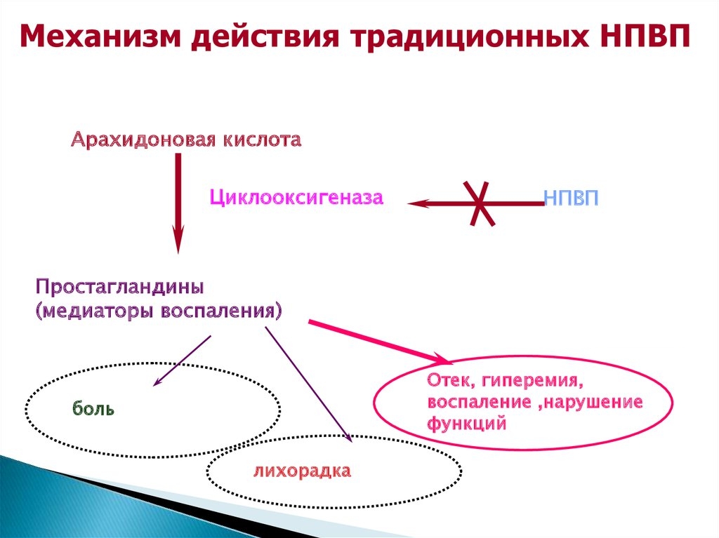 Действие НПВС Действие НПВС