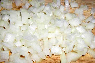 Измельчить 1 луковицу Согревающий компресс