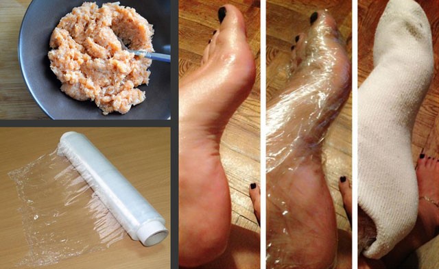 Компресс из свежей рыбы