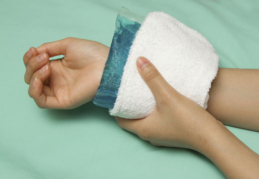 уход за поврежденной рукой