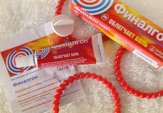 упаковка с мазью Финалгон