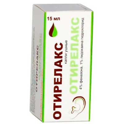 Капли в уши против отита