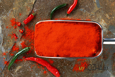 ожог рук перцем